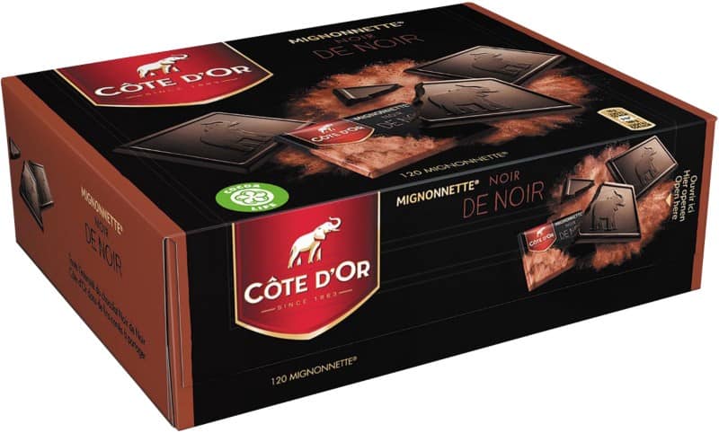 Côte d'Or MIGNONNETTE NOIR DE NOIR Chocolade 120 Stuks à 10 gram