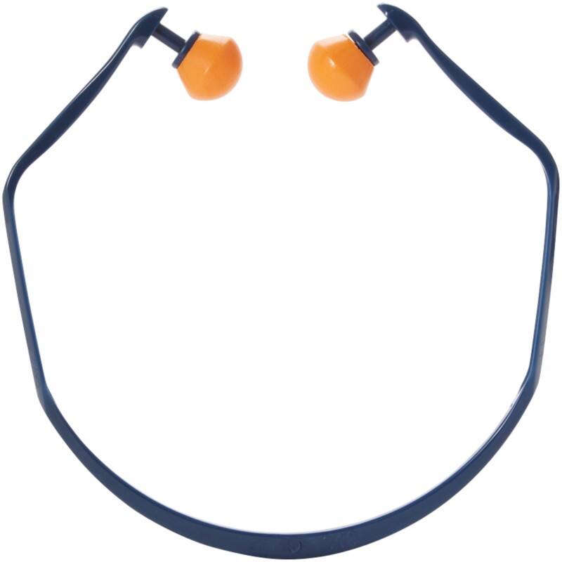 3M Banded Oordoppen met beugel Zonder koord Blauw, oranje 1310C1 Met 2 paar vervangende oordoppen