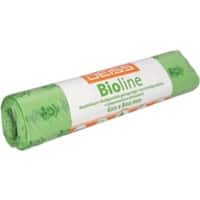 DEISS Bioline Vuilniszakken 60 l Groen 10 Stuks