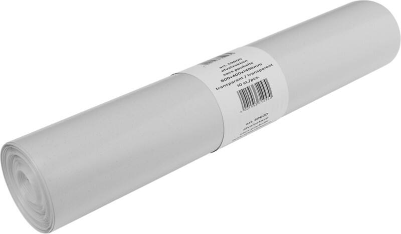 DEISS Vuilniszakken 240 l Transparant 10 Stuks