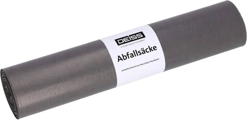 DEISS Vuilniszakken 150 l Grijs 20 Stuks