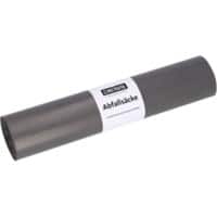 DEISS Vuilniszakken 150 l Grijs 20 Stuks