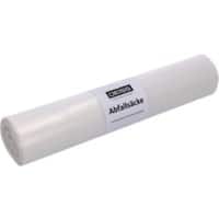 DEISS Vuilniszakken 120 l Transparant 25 Stuks