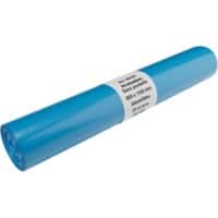 DEISS Vuilniszakken 140 l Blauw 25 Stuks