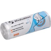 UNIVERSAL PLUS Universal Plus Vuilniszakken 25 l Transparant 50 Stuks