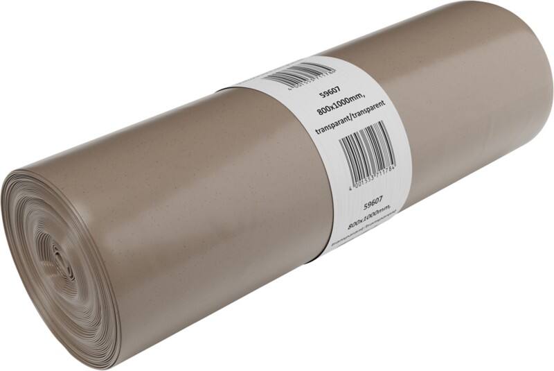 DEISS Vuilniszakken 120 l Transparant 50 Stuks