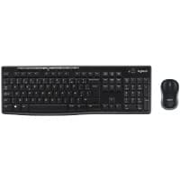 Logitech Toetsenbord en muis Bedraad AZERTY Zwart MK270