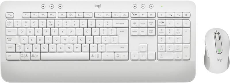 Logitech Business Toetsenbord en muis Draadloos QWERTY met bluetooth Wit MK650