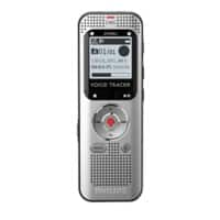 Philips Digitale voicerecorder DVT2015 Zilver, zwart 8 GB