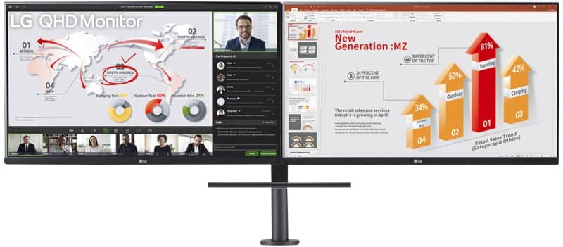 LG 68,6 cm (27") LED Monitor 27QP88DP-BS Zwart