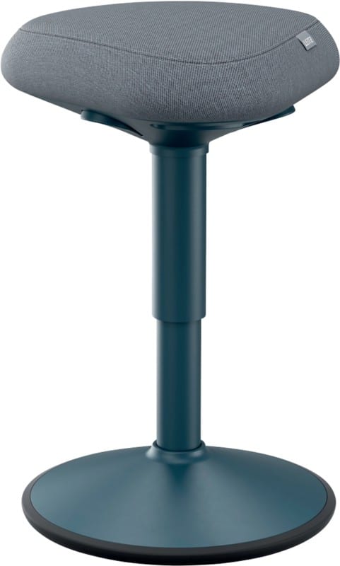 Leitz Ergo Wiebel zitkruk 6544 met verstelbare comfortzitting 47 - 64 cm tot 110 kg donkergrijs