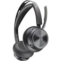 poly Voyager Focus 2 Draadloos Headset Over het hoofd USB, Bluetooth, USB-C met bluetooth Stereo Zwart
