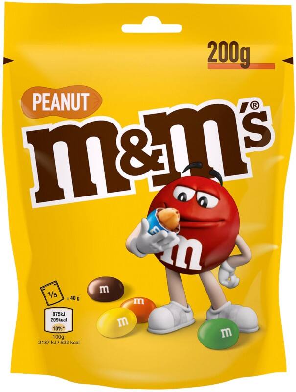M&M's Pinda’s Chocolade&nbsp; 200 g