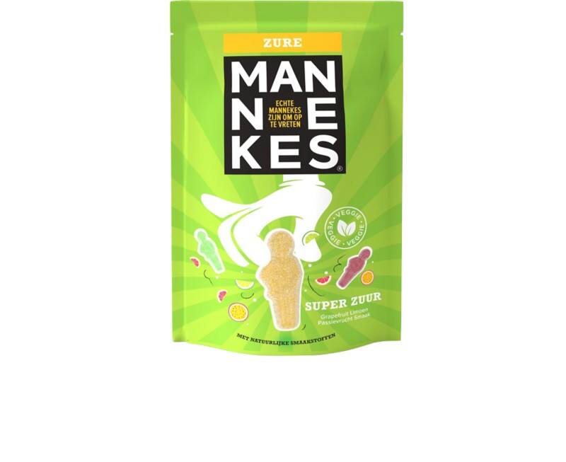 matthijs Zure Echte Mannekes Assortiment Snoep 225 g