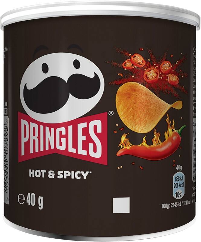 Pringles Hot & Spicy Chips 40 g 12 Stuks