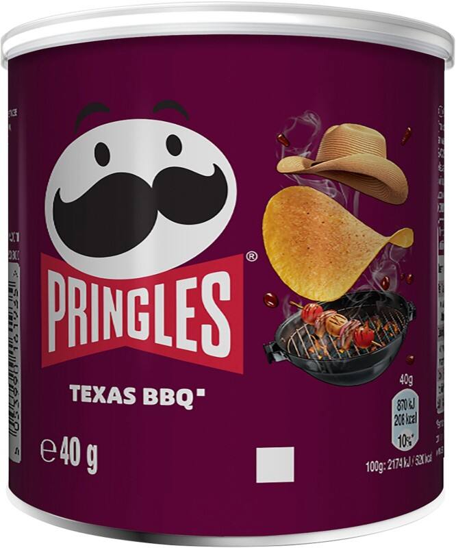 Pringles Texas Barbecue Chips 40 g 12 Stuks