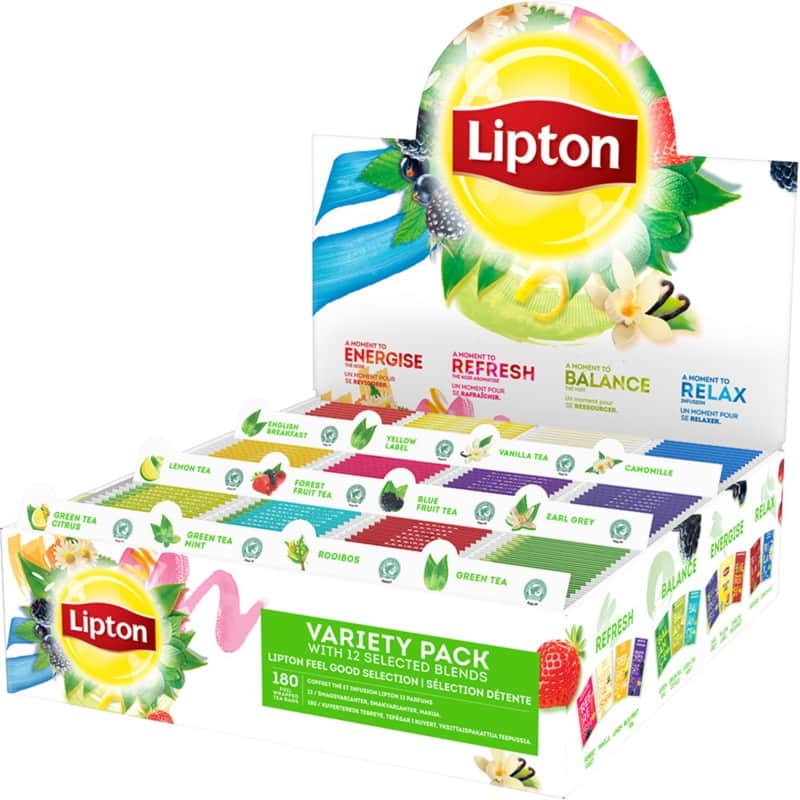 Lipton Feel Good Selection Variety Box Thee Assortiment 108 Stuks