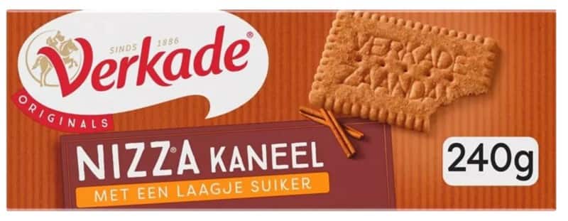Verkade Nizza Kaneelsuiker Koekjes 240 g