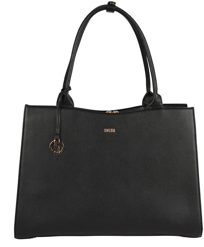 SOCHA Aktetas 15,6" 41 x 31 cm PU (Polyurethaan) Zwart