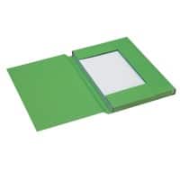Djois dossiermap Secolor folio groen karton 3 kleppen 34,8 x 24 cm