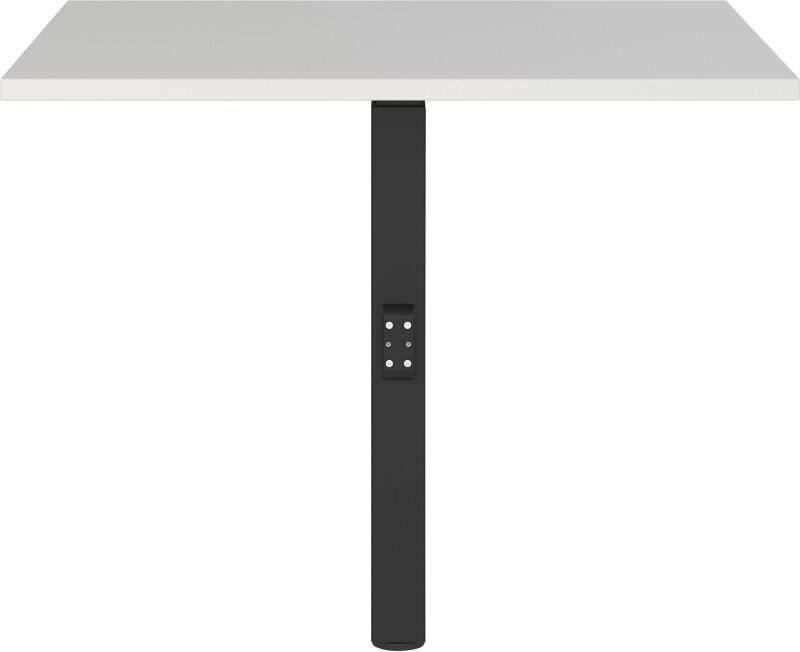 GERMANIA AGENDA Hoekverbinding 80 (B) x 80 (D) x 91 (H) cm Lichtgrijs, zwart