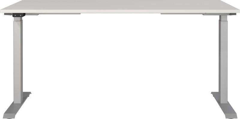 GERMANIA AGENDA Elektronisch in hoogte verstelbaar Bureau Lichtgrijs 1.600 (B) x 800 (D) x 1.200 (H) mm