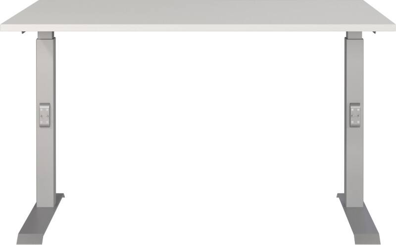 GERMANIA AGENDA In hoogte verstelbaar Bureau Lichtgrijs 1.200 (B) x 800 (D) x 910 (H) mm