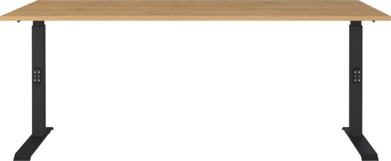 GERMANIA AGENDA In hoogte verstelbaar Bureau Eiken 1.800 (B) x 800 (D) x 910 (H) mm