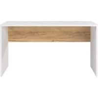 GERMANIA HASSELT Bureau Wit Eiken 1.400 (B) x 600 (D) x 750 (H) mm