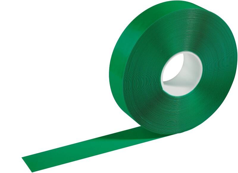 DURABLE Vloermarkeringstape Groen 50 mm (B) x 30 m (L) PVC (Polyvinylchloride)   