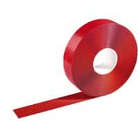 DURABLE Vloermarkeringstape Rood 50 mm (B) x 30 m (L) PVC (Polyvinylchloride)   