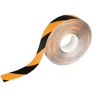 DURABLE Vloermarkeringstape Geel, zwart 50 mm (B) x 30 m (L) PVC (Polyvinylchloride)   
