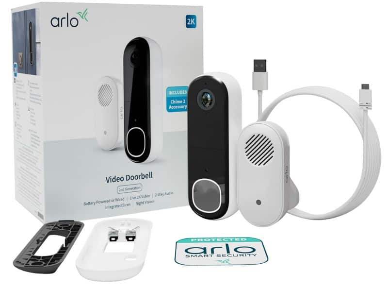 arlo Videodeurbel Batterij AVDK4001-100PES Zwart