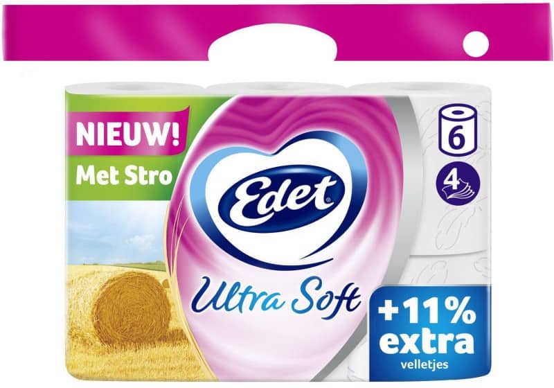 Edet Ultra Soft Toiletpapier 28885599 6 Rollen