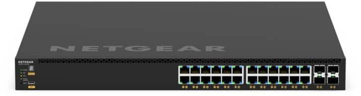 NETGEAR GSM4328-100AJS Schakelaar Managed L3 Gigabit Ethernet (10/100/1000) Power over Ethernet (PoE) 1U Zwart
