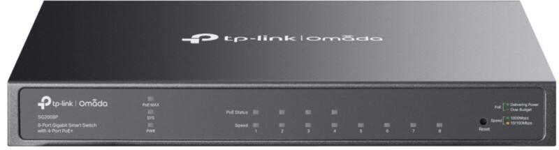 TP-LINK Omada 8-Poorten Gigabit Smart Schakelaar met 4-Poorten PoE+