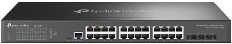 TP-LINK Omada 24-Poorten Gigabit L2+ Managed Schakelaar met 4 10GE SFP+ Sleuven