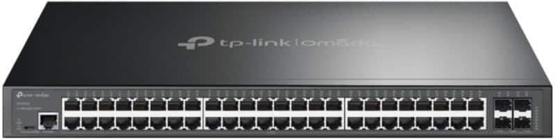 TP-LINK Omada 48-Poorten Gigabit L2+ Managed Schakelaar met 4 10GE SFP+ Sleuven