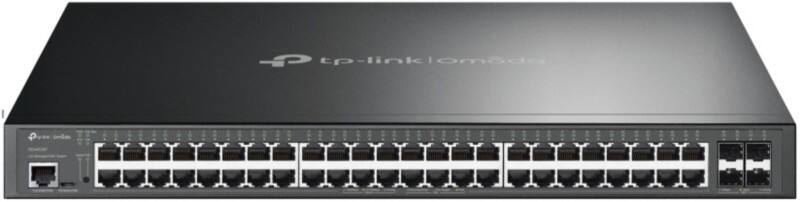 TP-LINK Omada 48-Poorten Gigabit en 4-Poorten 10GE SFP+ L2+ Managed Schakelaar met 48-Port PoE+