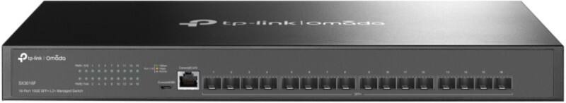 TP-LINK Omada 16-Poorten 10GE SFP+ L2+ Managed Schakelaar