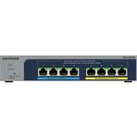 NETGEAR 8-Poorten Ultra60 PoE++ Multi-Gigabit (2.5G) Ethernet Plus Schakelaar Managed L2/L3 2.5G Ethernet (100/1000/2500) Power over Ethernet (PoE) Grijs