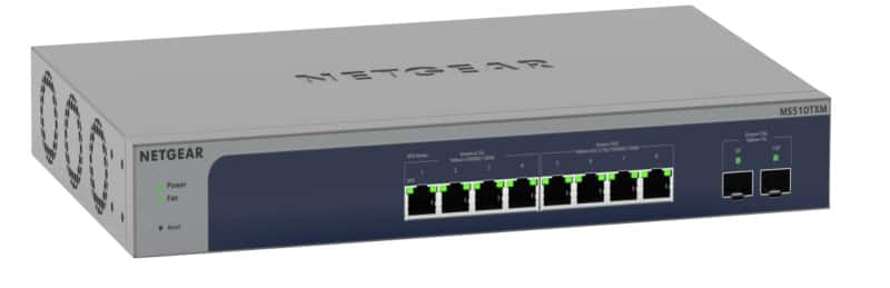 NETGEAR MS510TXM Netwerk Schakelaar Managed L2/L3/L4 10G Ethernet (100/1000/10000) Blauw, grijs