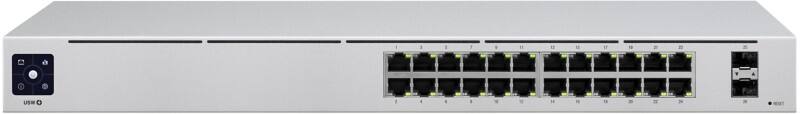 Ubiquiti UniFi USW-24 Netwerk Schakelaar Managed L2 Gigabit Ethernet (10/100/1000) Zilver