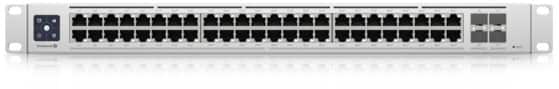 Ubiquiti UniFi USW-ENTERPRISE-48-POE Netwerk Schakelaar Managed L3 2.5G Ethernet (100/1000/2500) Wit