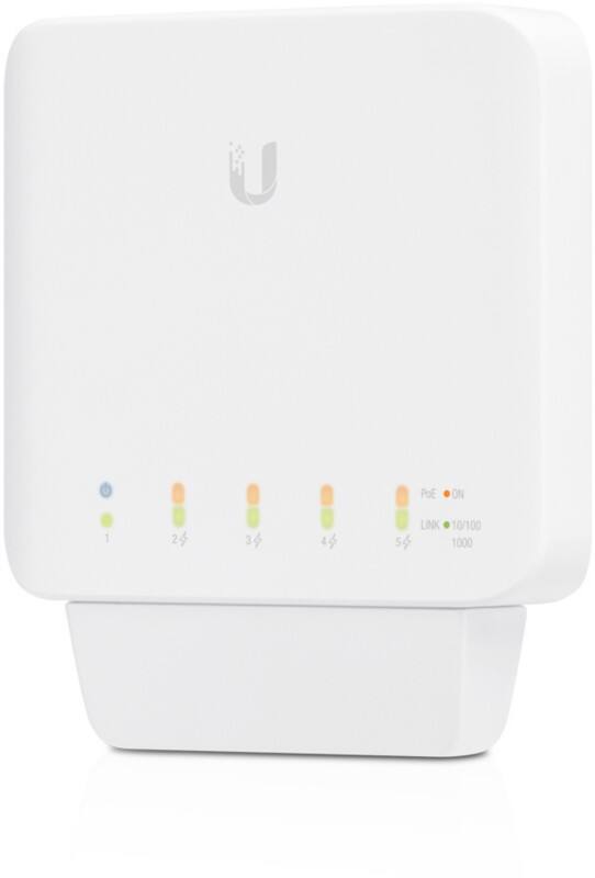 Ubiquiti UniFi USW‑FLEX Schakelaar Managed L2 Gigabit Ethernet (10/100/1000) Power over Ethernet (PoE) Wit
