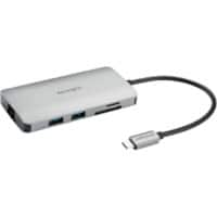 Kensington UH1400P USB-C 8-in-1 Mobiele hub K33820WW zilver