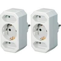brennenstuhl Stroomadapter BN-1508050 3 stopcontacten