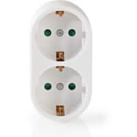 Nedis Stroomadapter PSSPL200F1WT 2 stopcontacten
