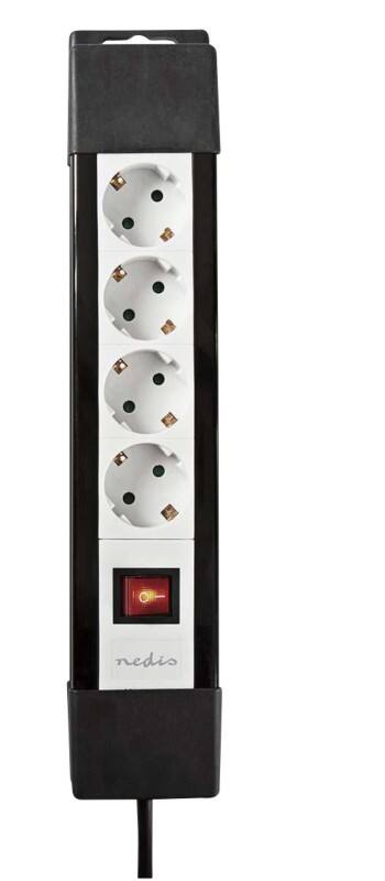 Nedis Stekkerdoos 4 Stopcontacten 3 m