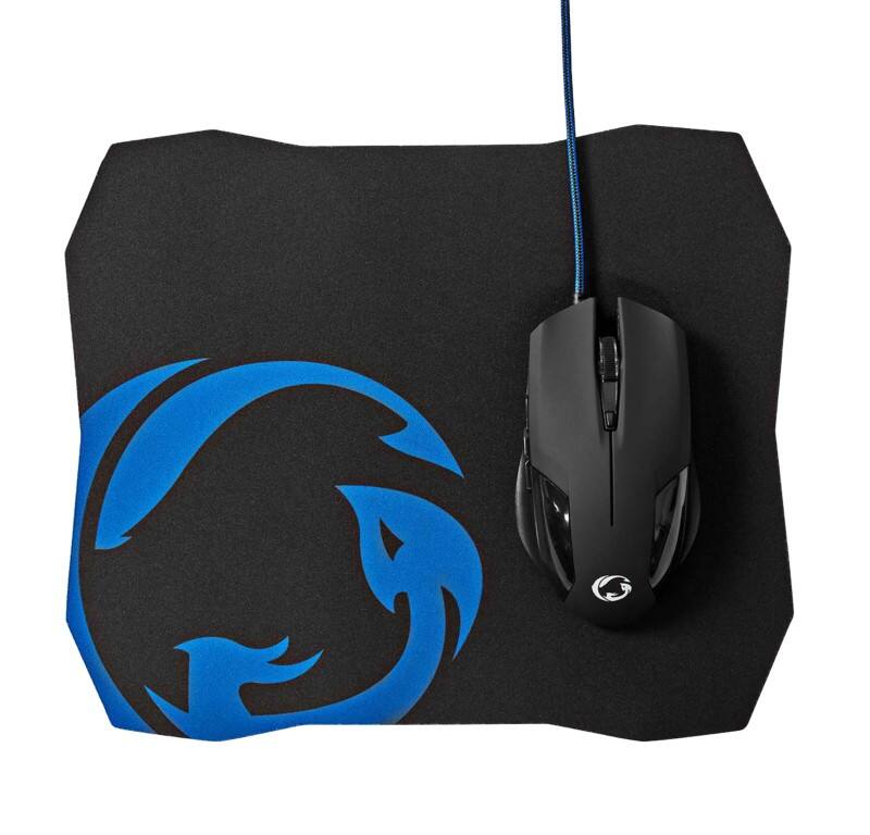 Nedis Muis en muismat GMMP110BK Zwart